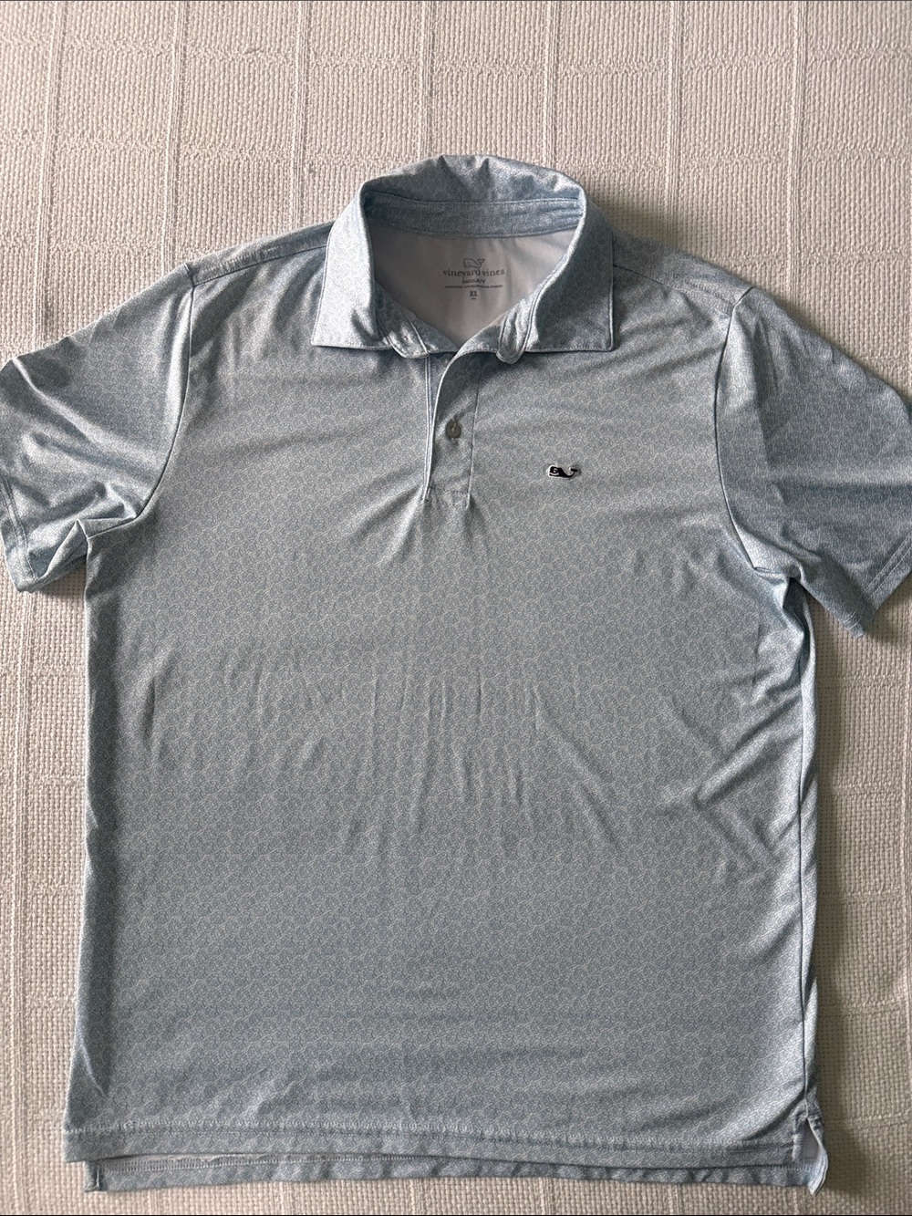 Vineyard Vines Boys XL Performance Sankaty Polo Light Blue